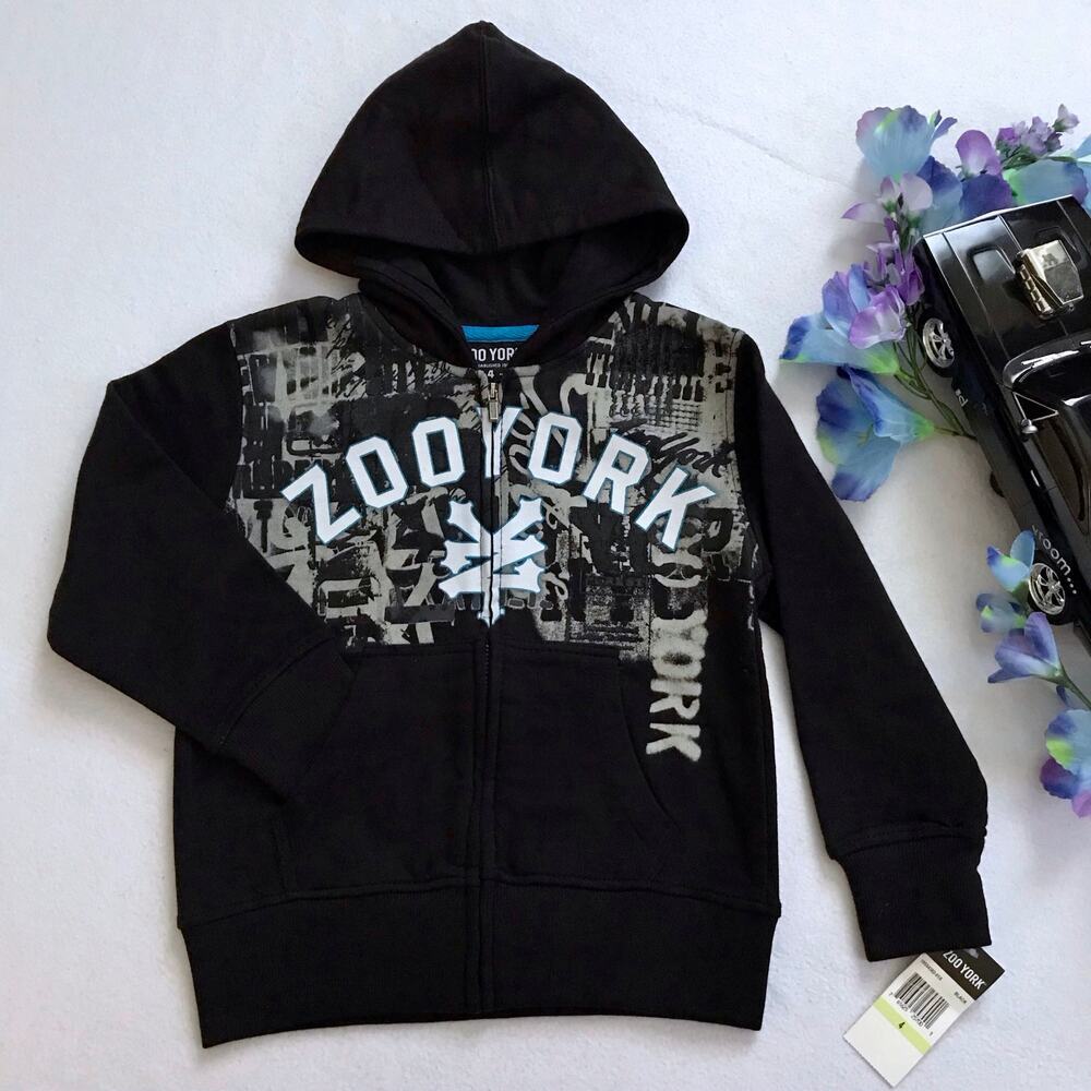 Zoo York NWT Full Zip Hoodie Boys 4 - Picture 2 of 10